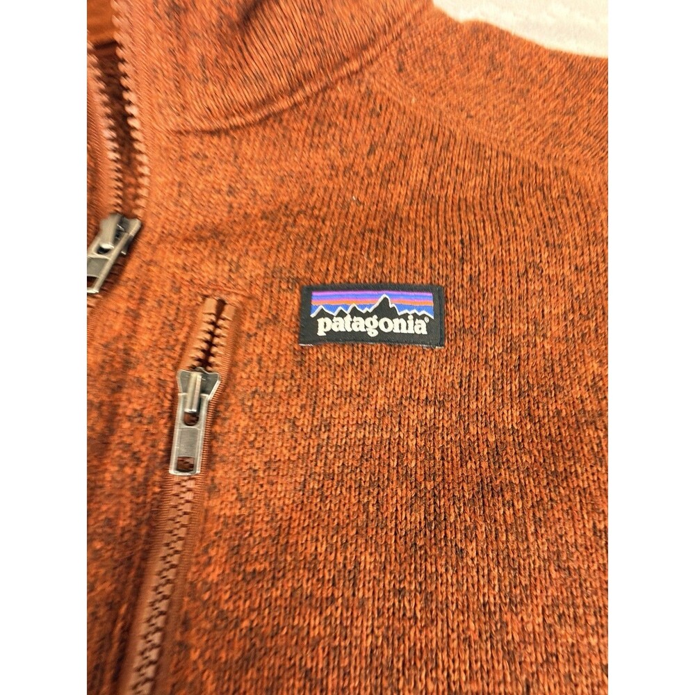 Patagonia Better Sweater Size XXL 1/4 Zip Burnished Red Pullover Youth Pocket - Picture 3 of 13